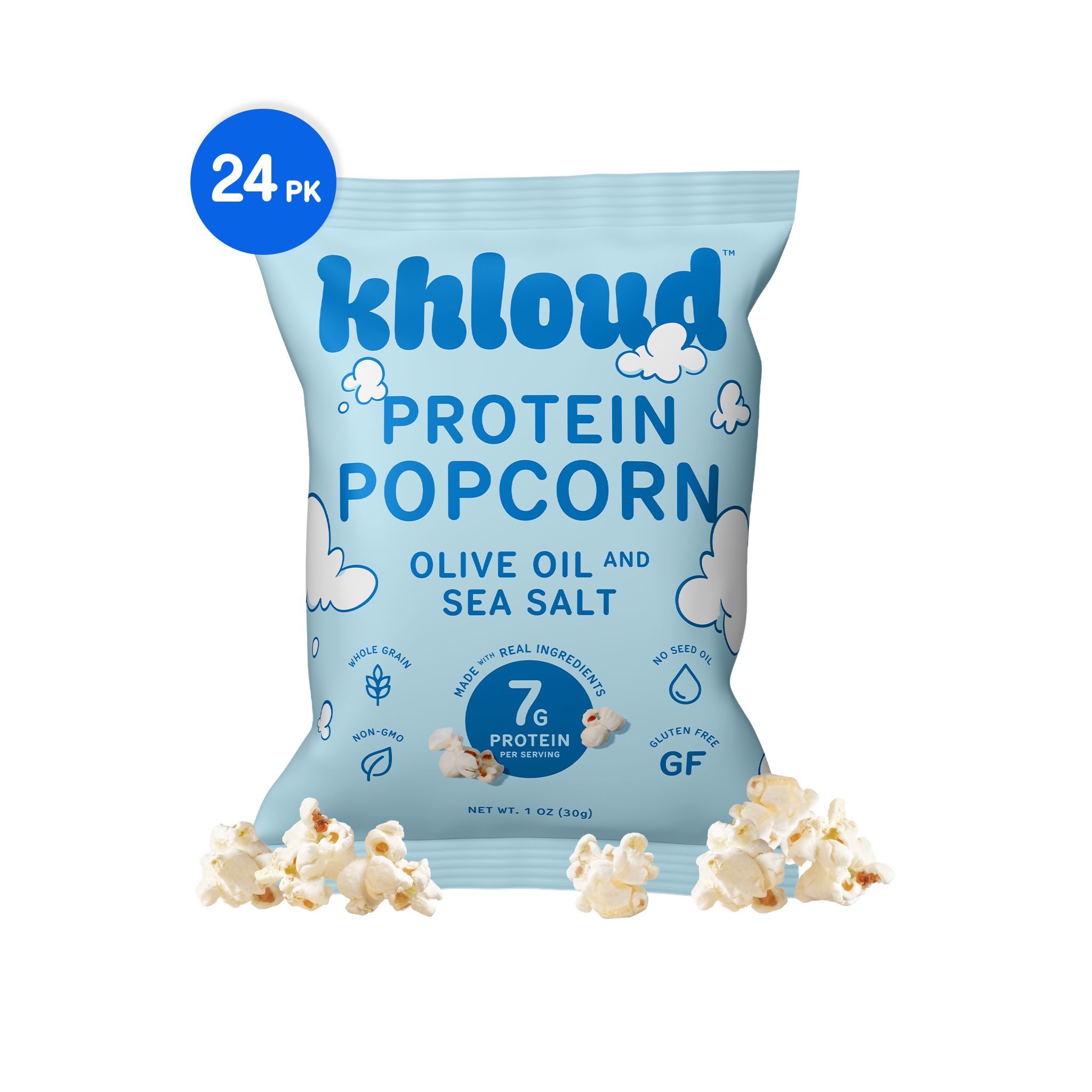24-Pack | Olive Oil & Sea Salt Protein Popcorn (Snack Size)