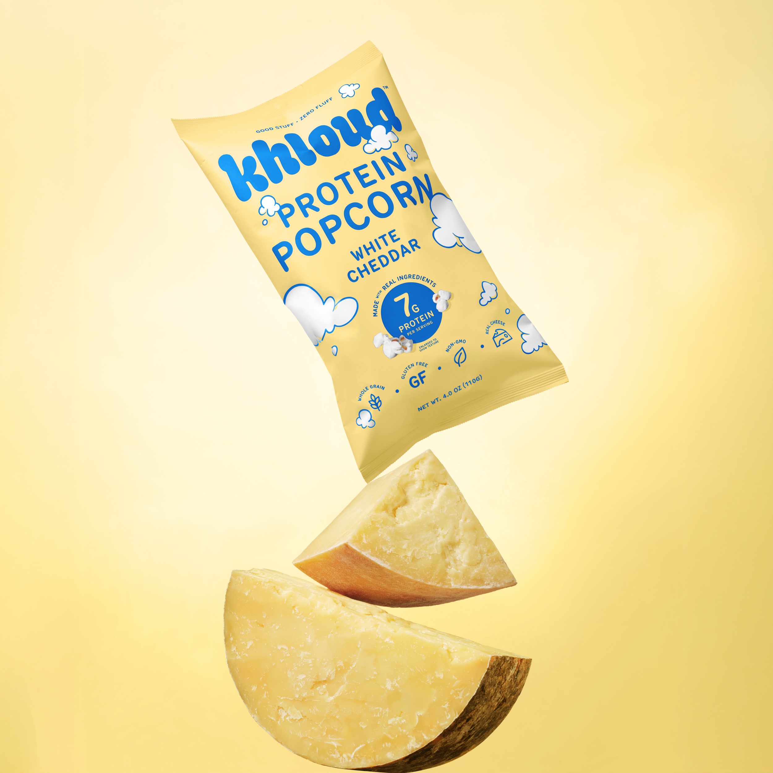 Khloud Protein Popcorn White Cheddar