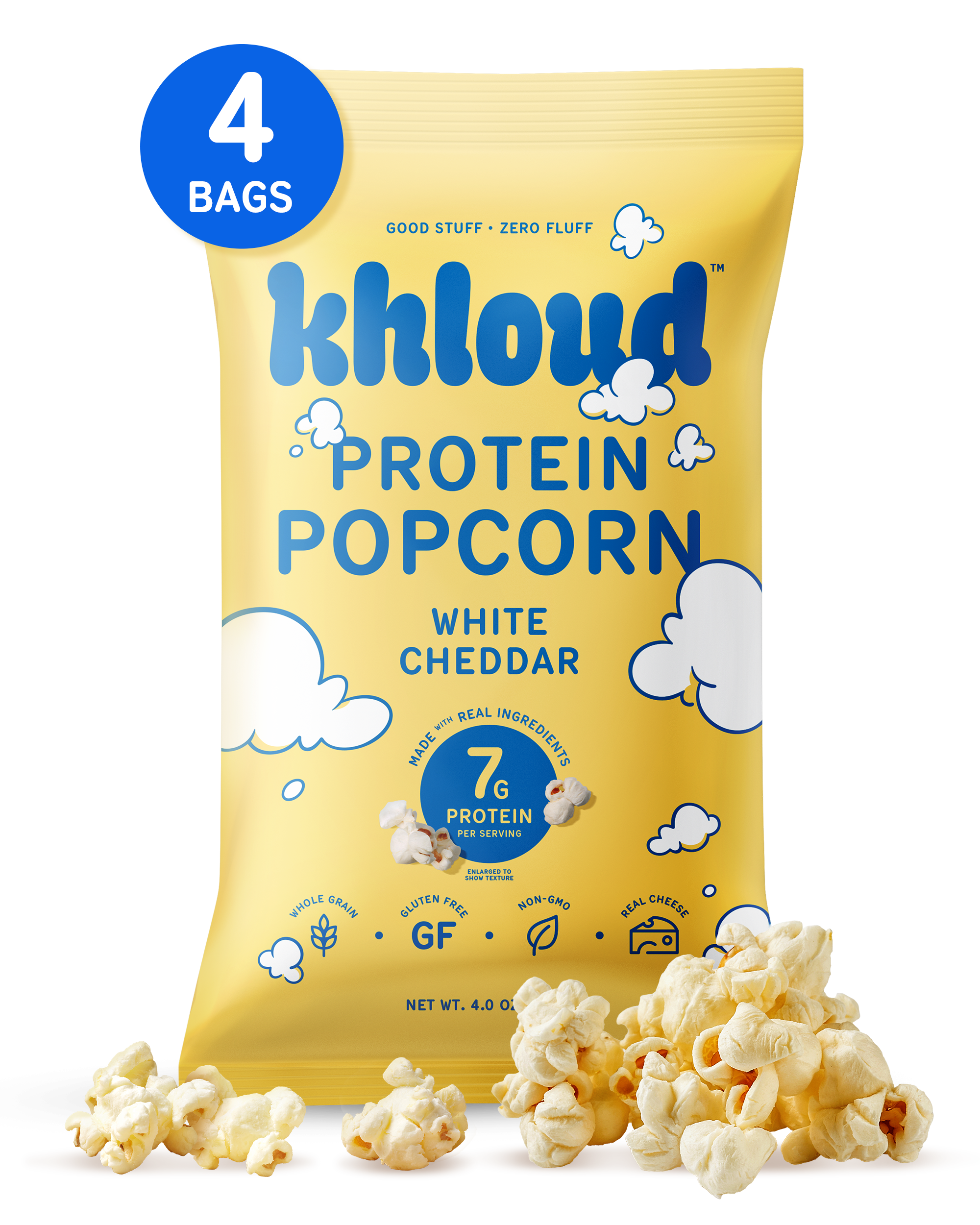 4-Pack | White Cheddar Protein Popcorn
