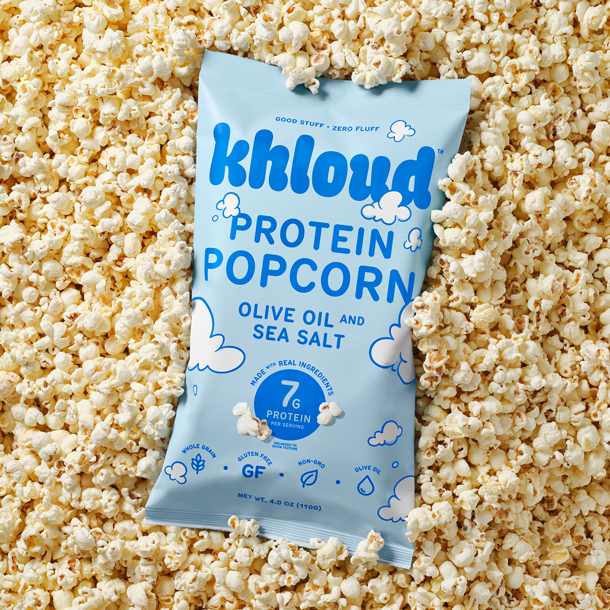 4-Pack | Olive Oil & Sea Salt Protein Popcorn