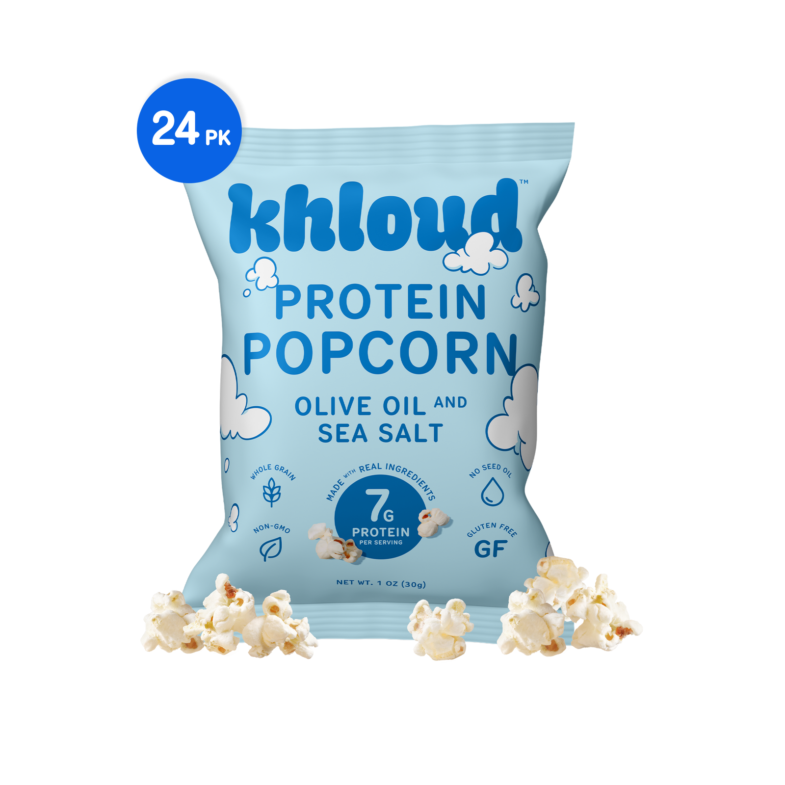 24-Pack | Olive Oil & Sea Salt Protein Popcorn (Snack Size)