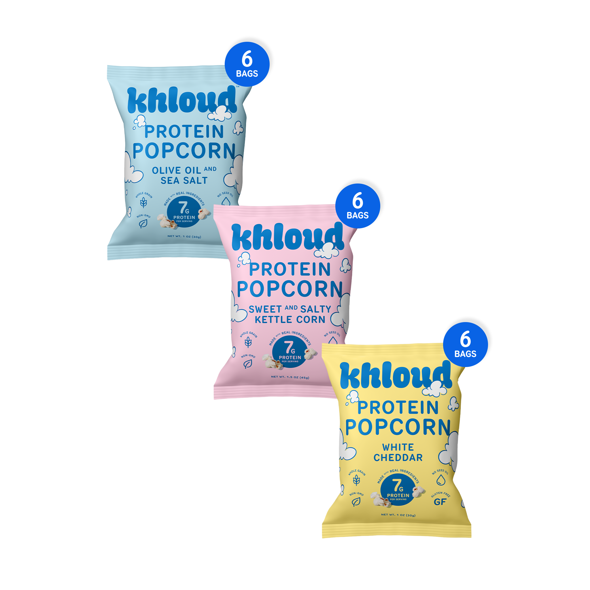 18-Pack | Protein Popcorn Variety Pack (Snack Size)
