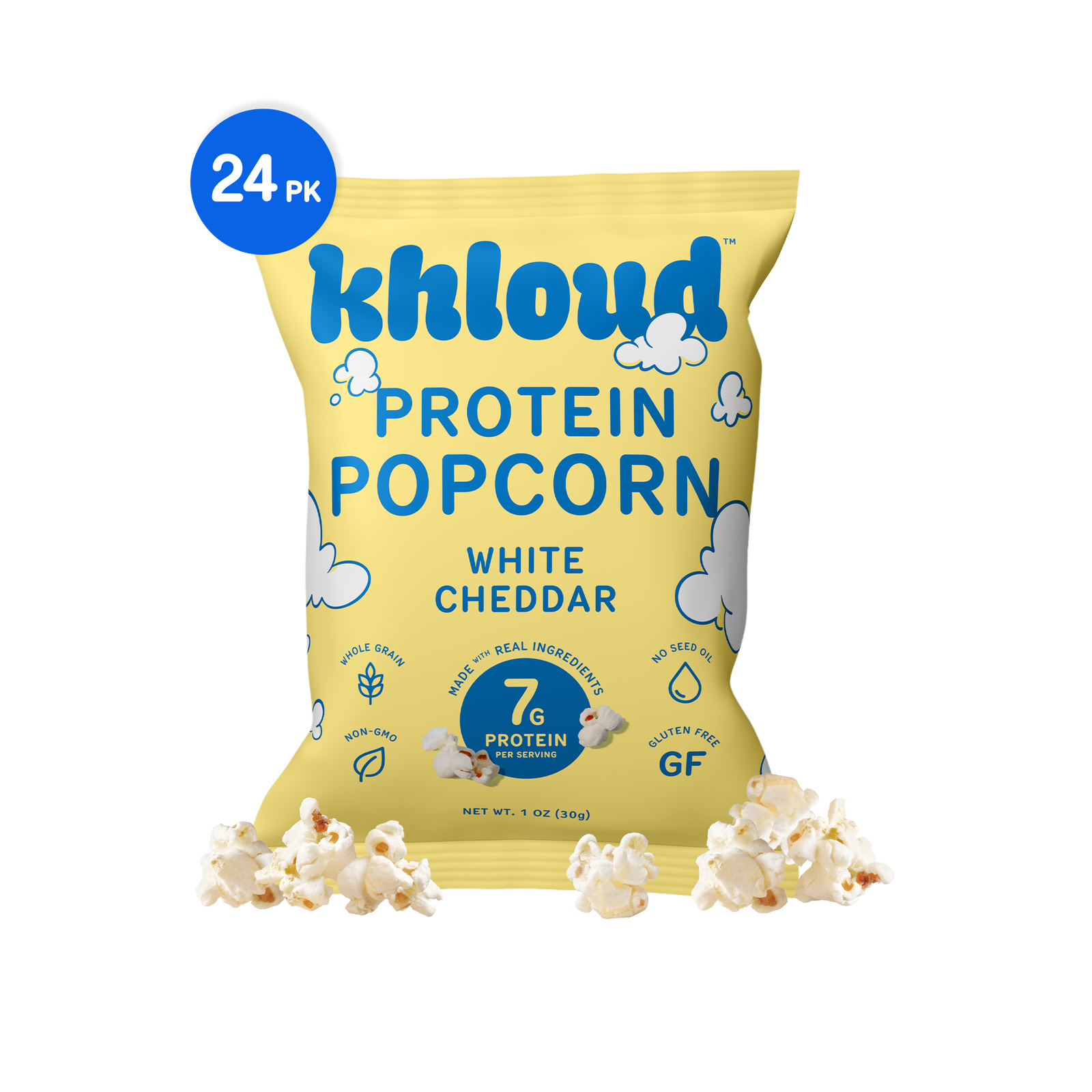 24-Pack | White Cheddar Protein Popcorn (Snack Size)