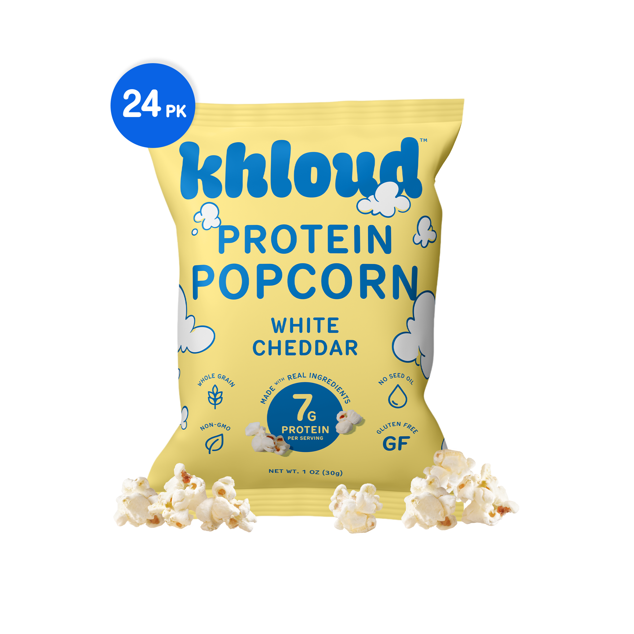 24-Pack | White Cheddar Protein Popcorn (Snack Size)