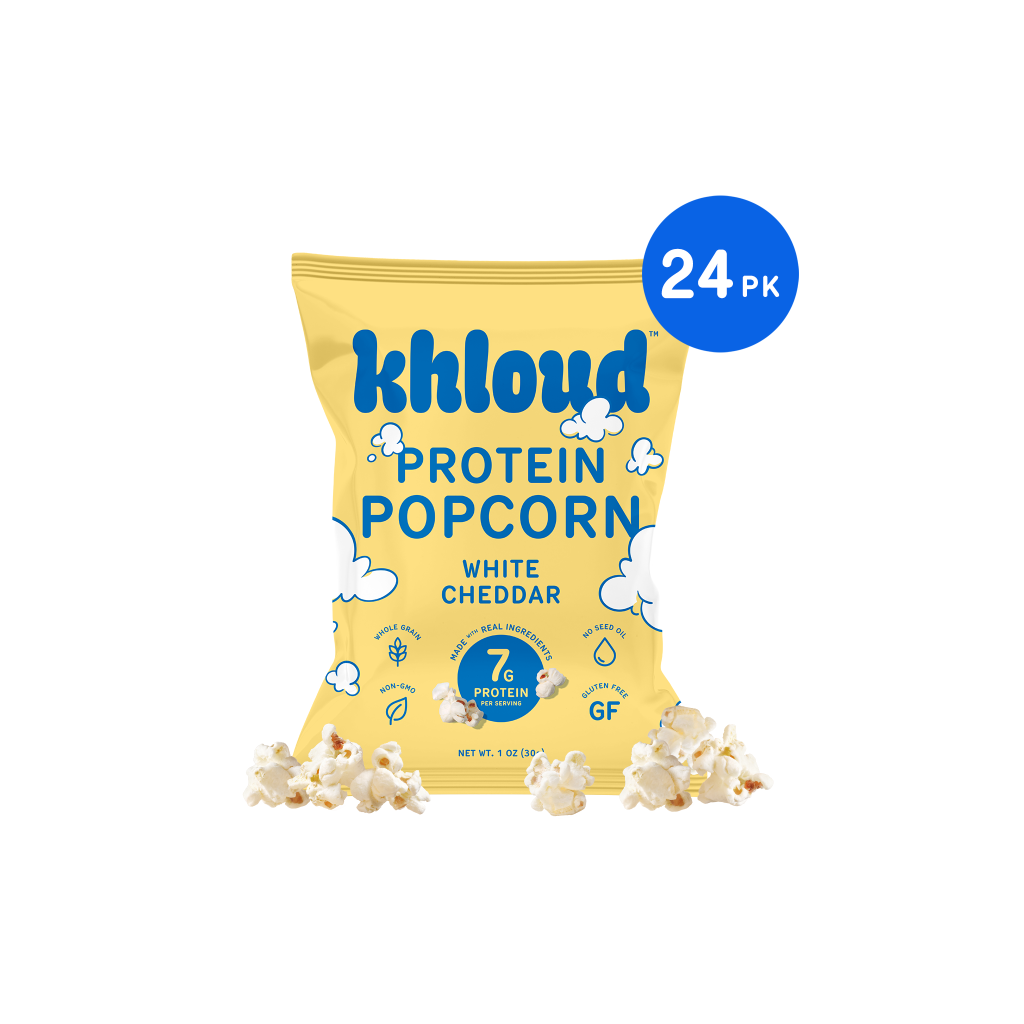 24-Pack | White Cheddar Protein Popcorn (Snack Size)