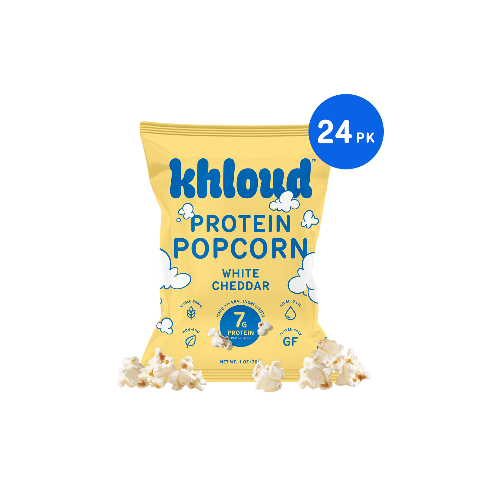 24-Pack | White Cheddar Protein Popcorn (Snack Size)