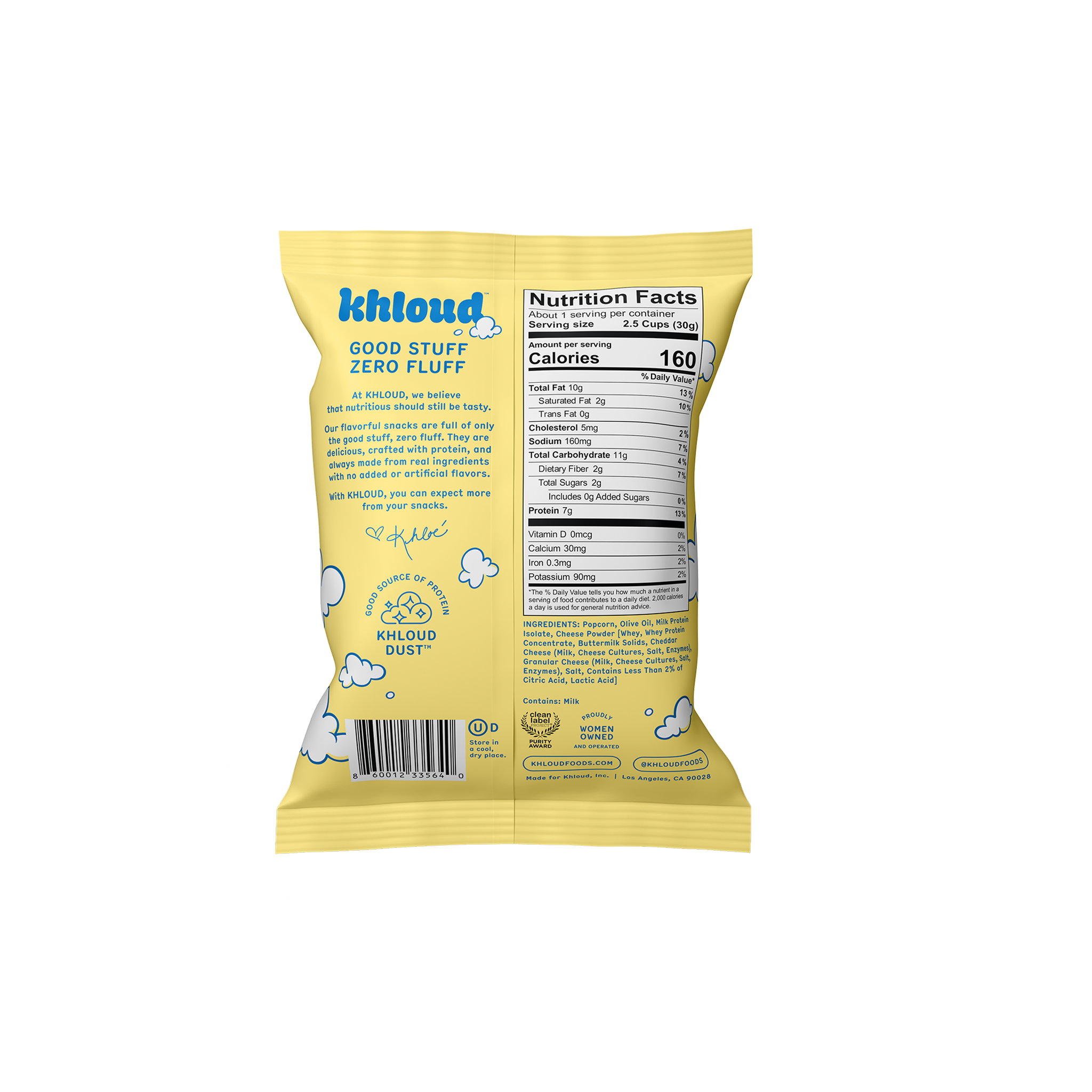 24-Pack | White Cheddar Protein Popcorn (Snack Size)
