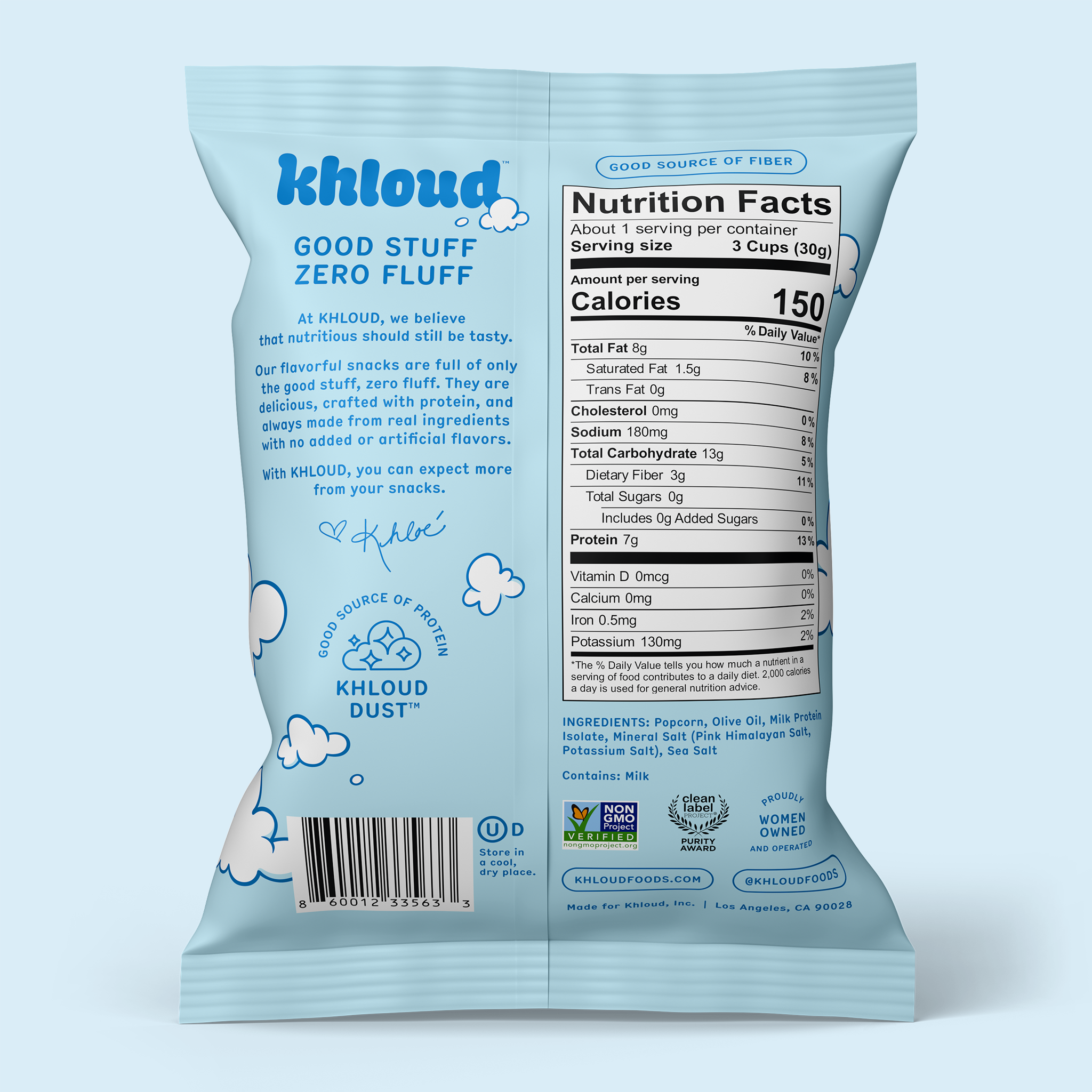 24-Pack | Olive Oil & Sea Salt Protein Popcorn (Snack Size)