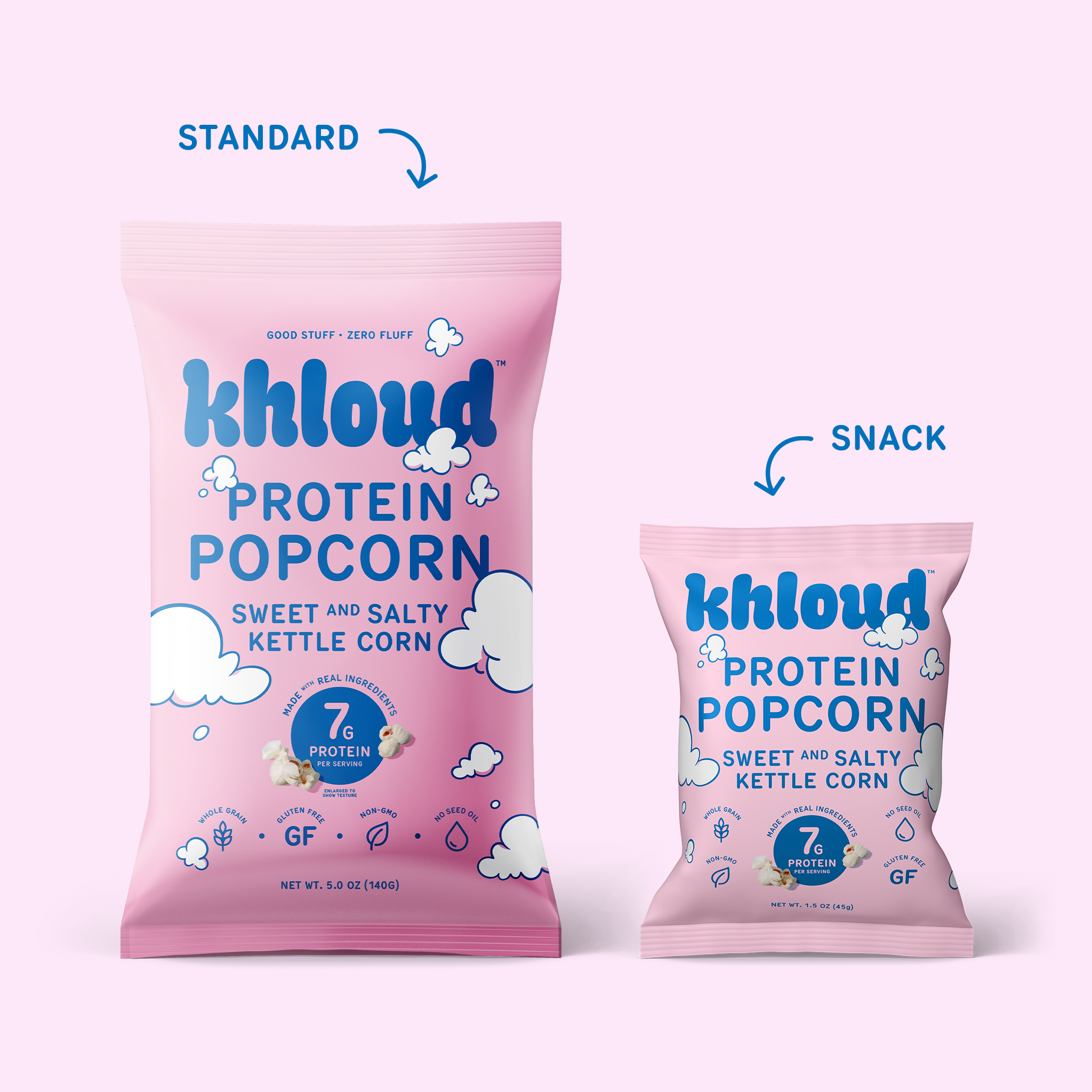 24-Pack | Sweet & Salty Kettle Corn Protein Popcorn (Snack Size)