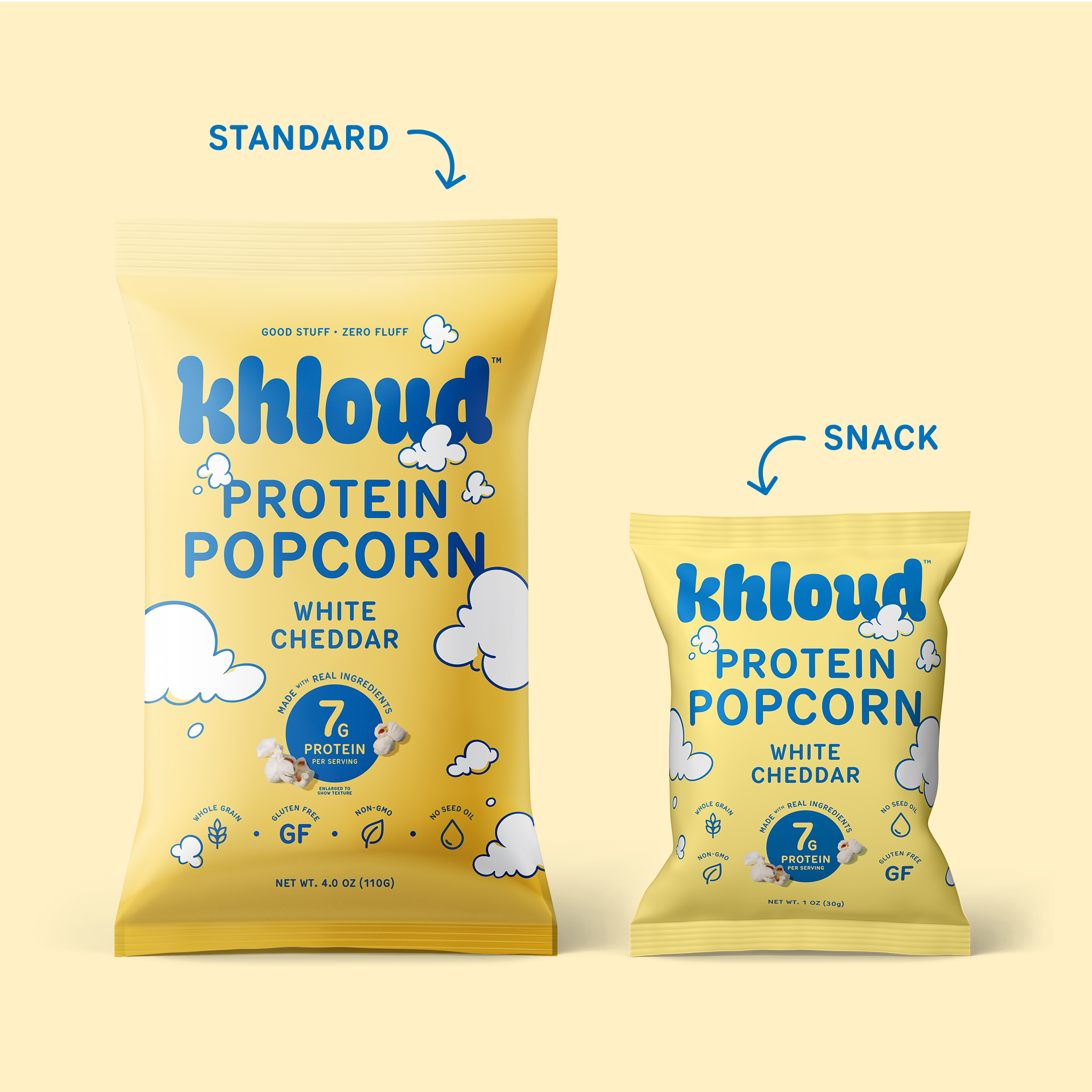 24-Pack | White Cheddar Protein Popcorn (Snack Size)