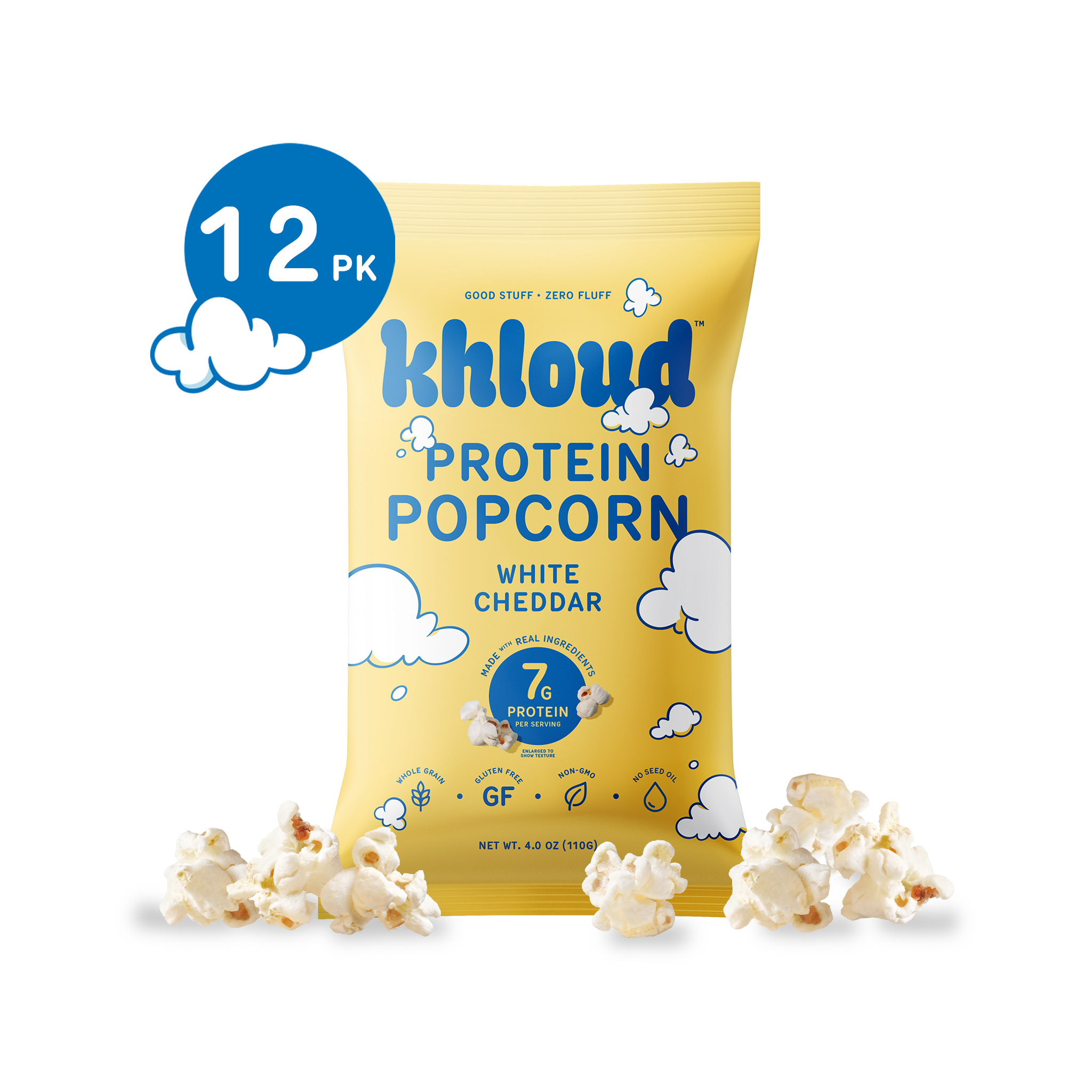 White Cheddar Protein Popcorn (Standard Size)