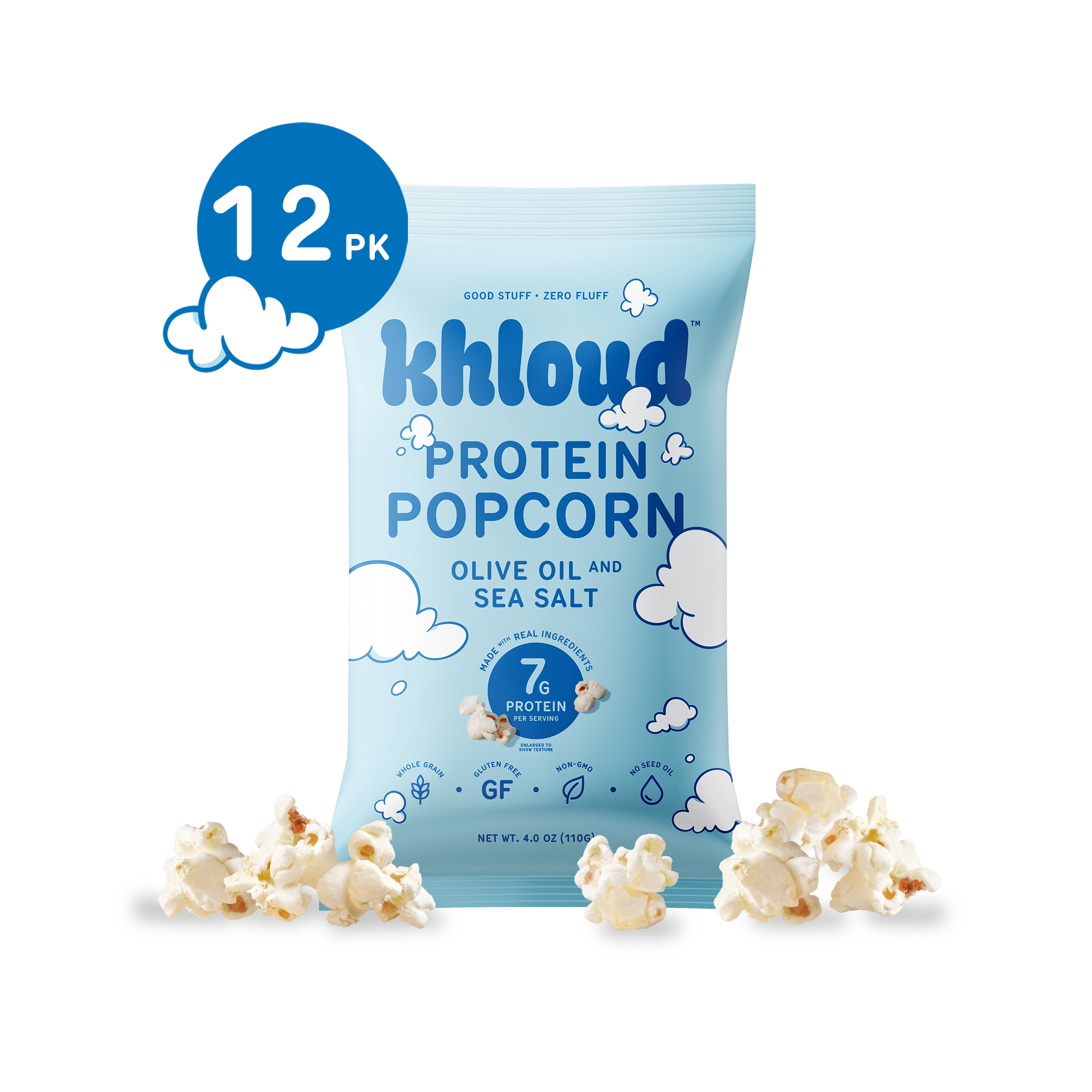 Olive Oil & Sea Salt Protein Popcorn (Standard Size)