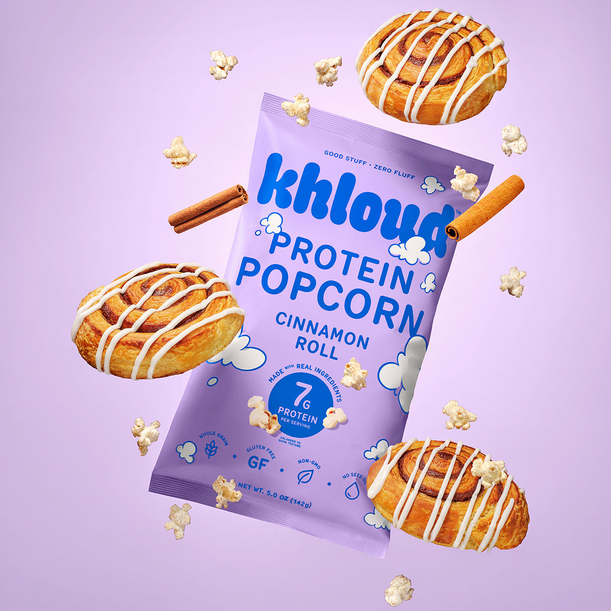 Cinnamon Roll Protein Popcorn (Standard Size)