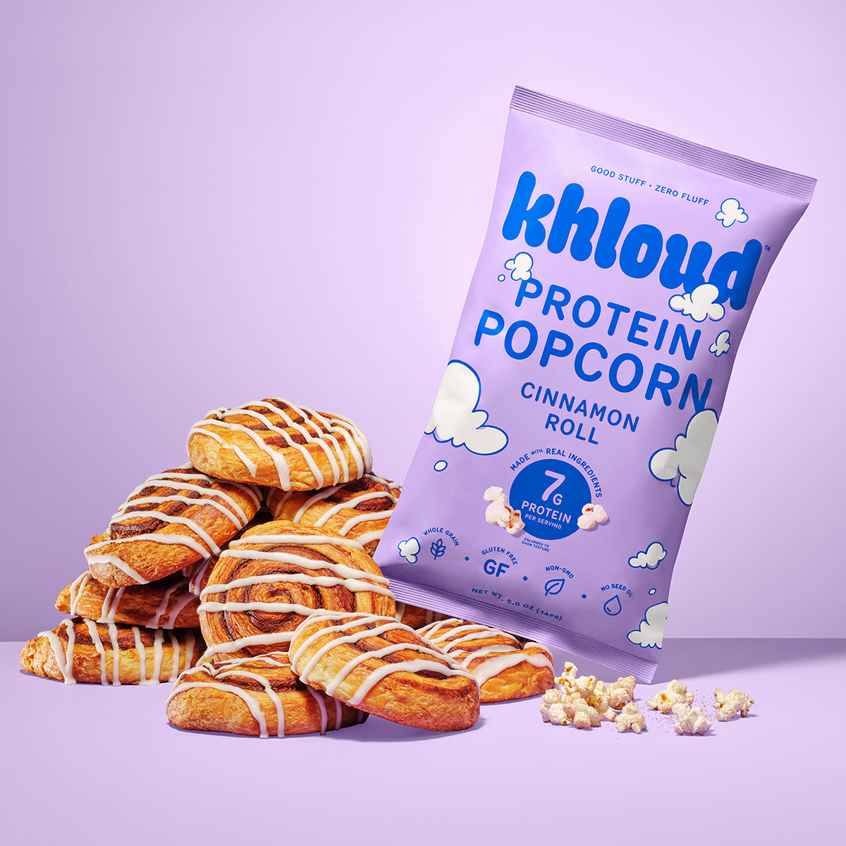 Cinnamon Roll Protein Popcorn (Standard Size)