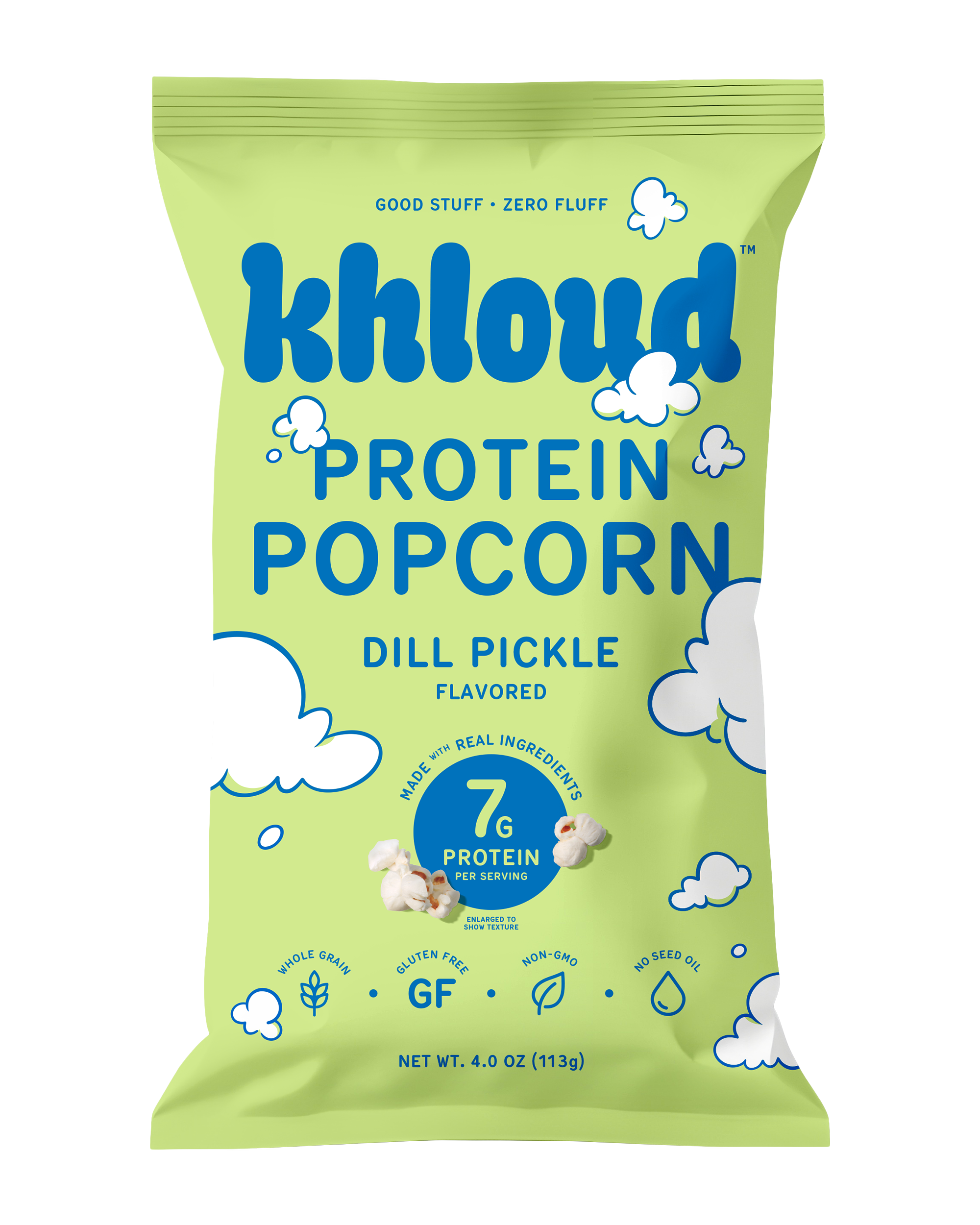 Khloud Foods Dill Pickle Protein Popcorn — product image