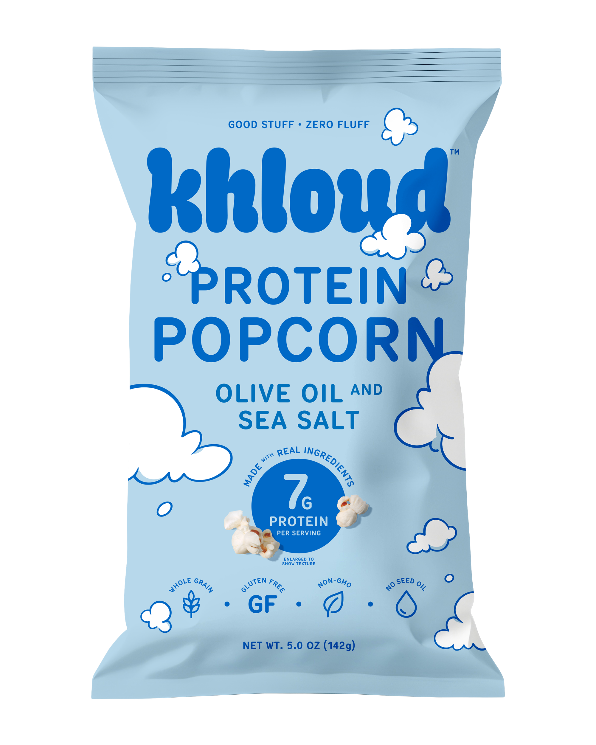 Olive Oil & Sea Salt Protein Popcorn | Khloud · Khloud Olive Oil & Sea Salt Protein Popcorn | Khloud · Khloud