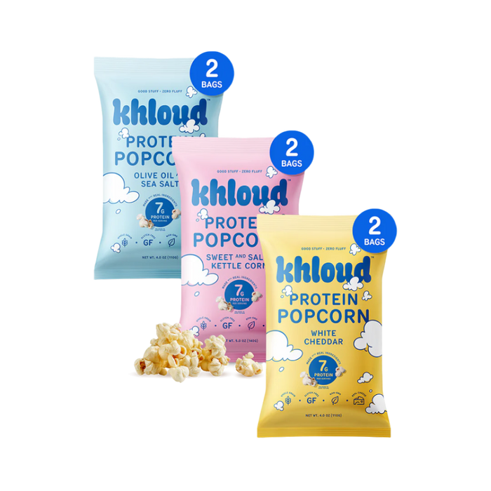 Khloud Protein Popcorn Variety Pack