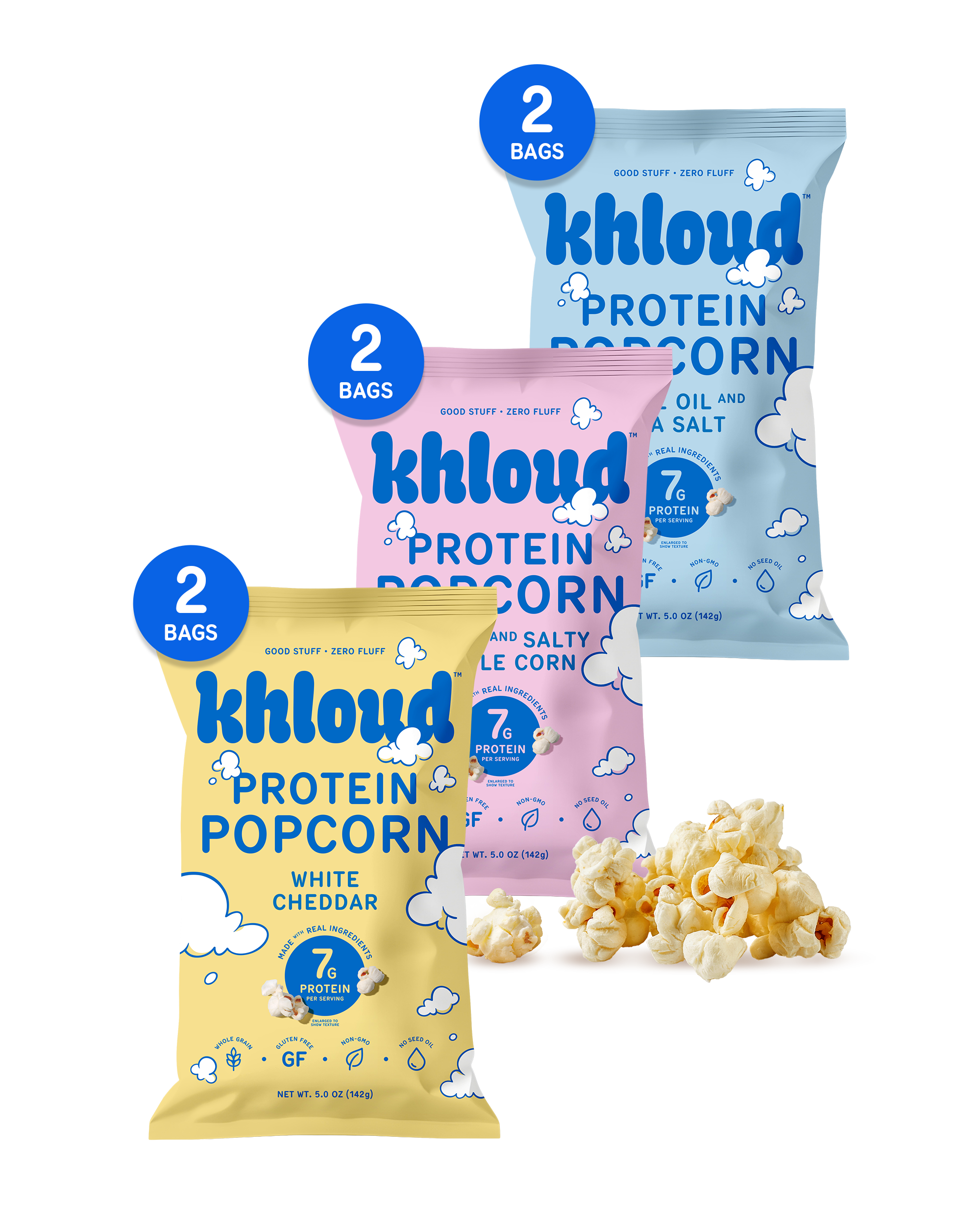 6-Pack | Protein Popcorn Variety Pack (Standard Size)