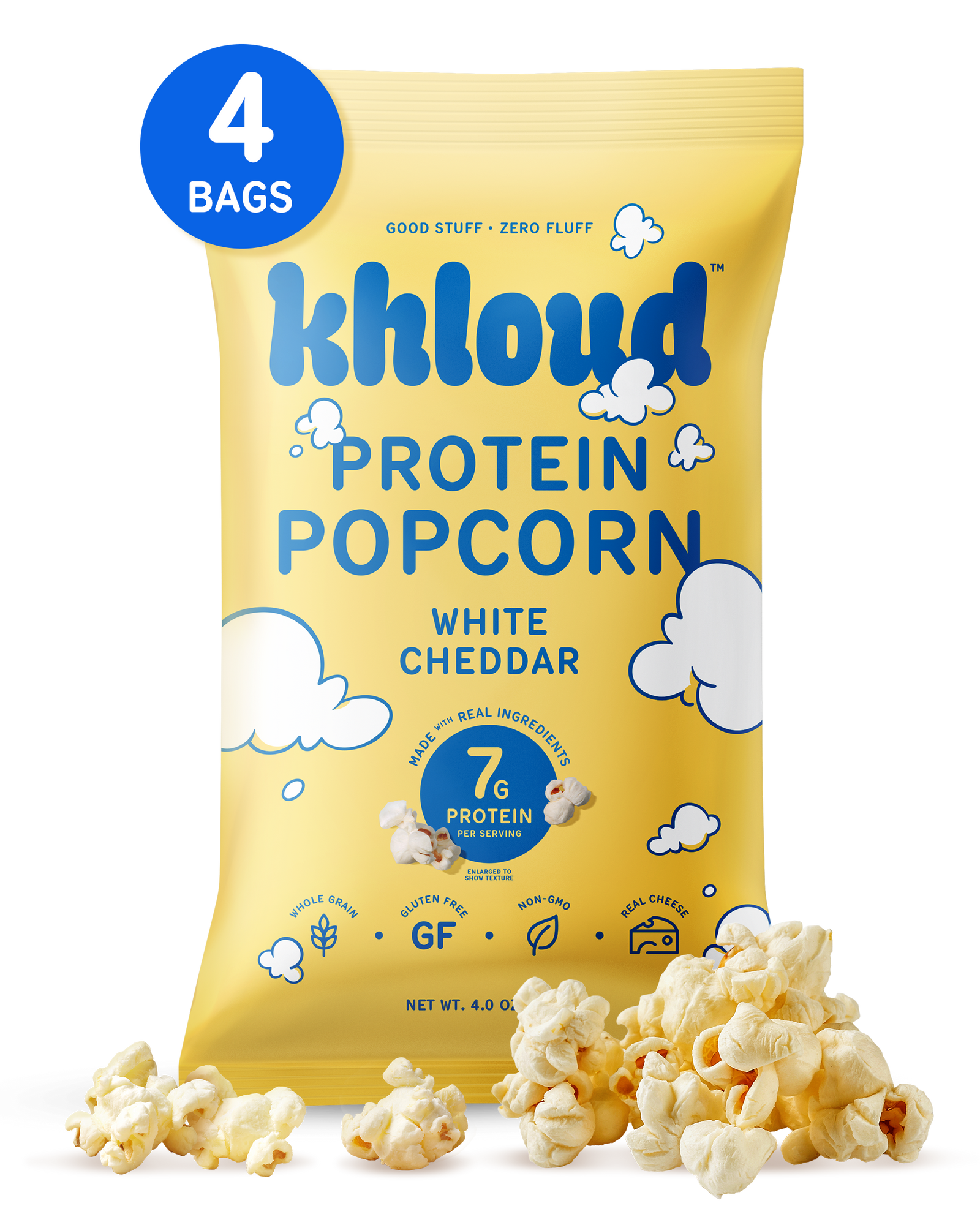 4-Pack | White Cheddar Protein Popcorn