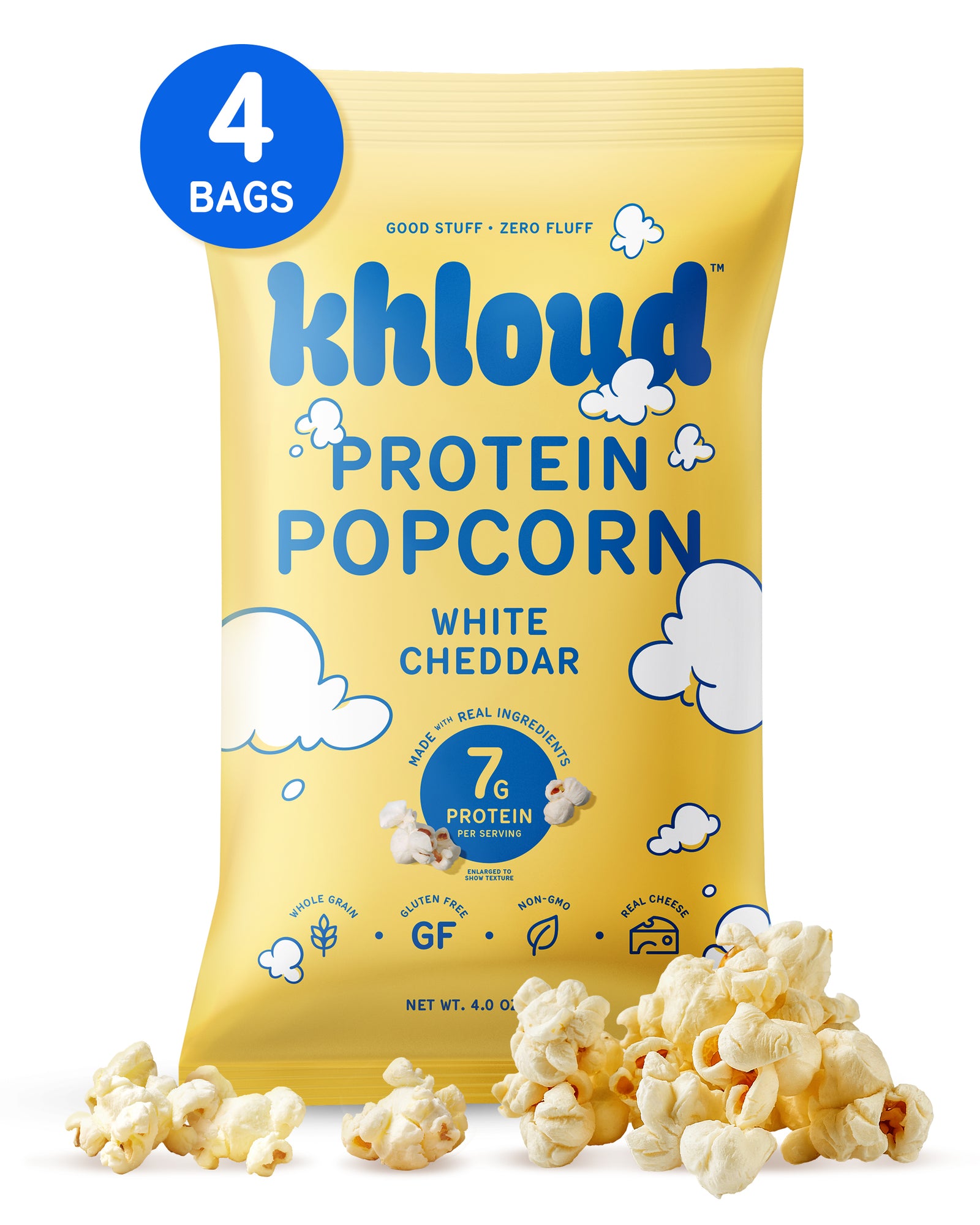 4-Pack | White Cheddar Protein Popcorn
